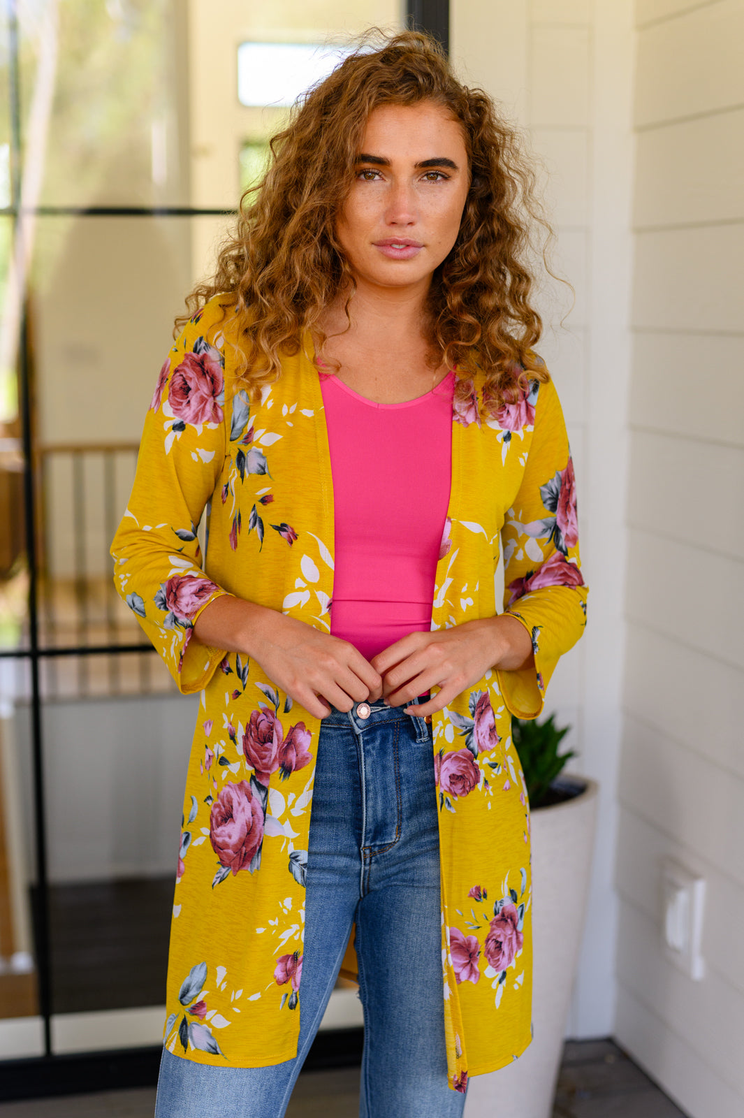 Grow As You Go Floral Cardigan